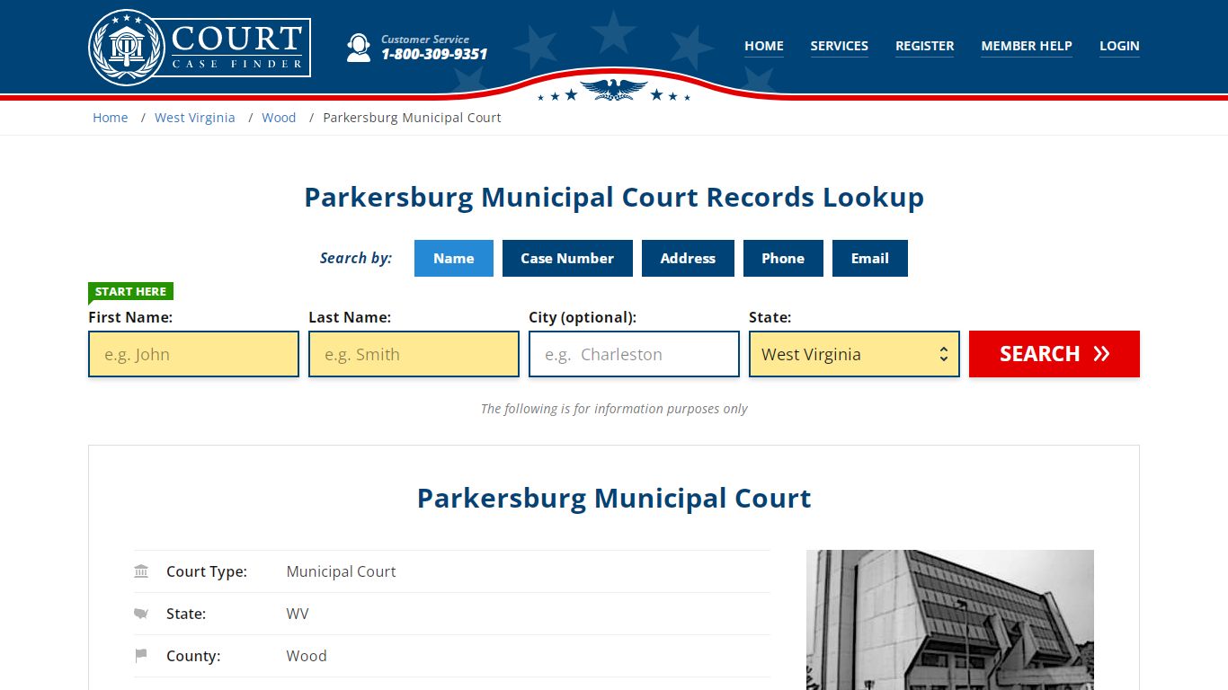 Parkersburg Municipal Court Records | Parkersburg, Wood County, WV ...